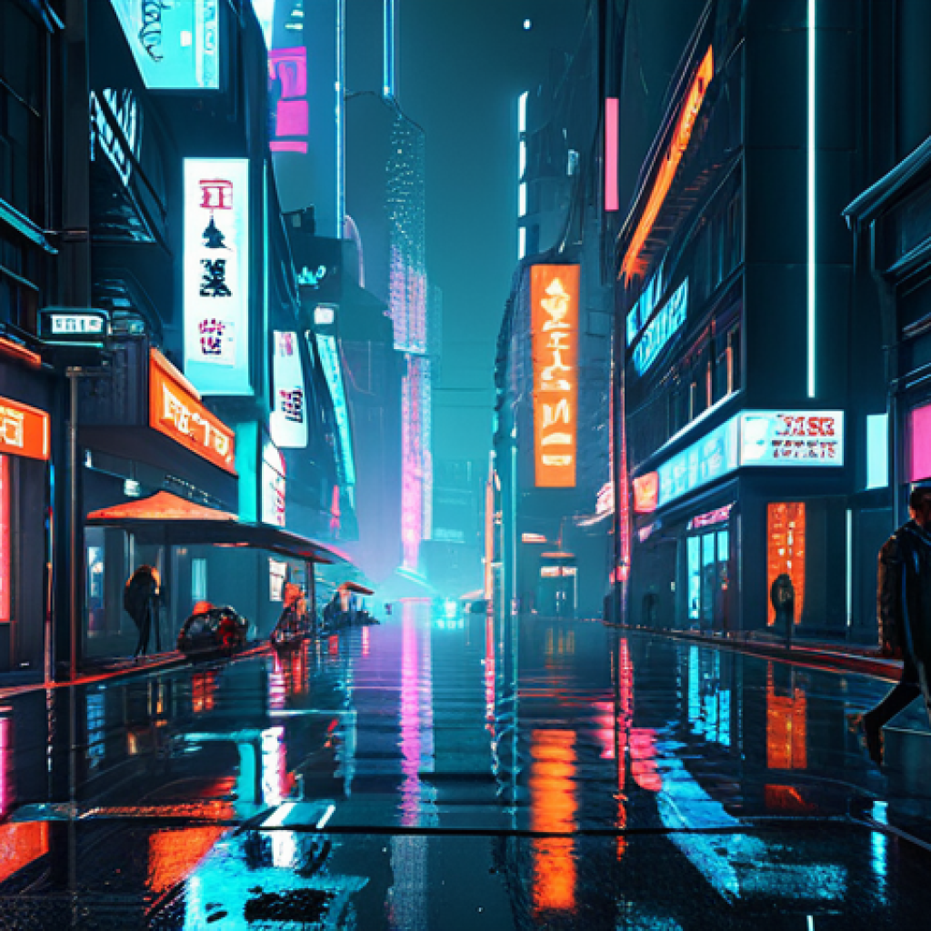 FPS 장르의 역사와 대표 작품들 - Ray Tracing Revolution**

"A futuristic cityscape at night, showcasing advanced ray tracing effects ...