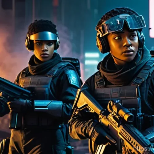 새로운 FPS 게임 출시 일정 - Deepening Character Bonds and Emotional Stakes in a Narrative FPS**

**Prompt:** A group of diverse ...